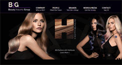 Desktop Screenshot of beautyindustrygroup.com